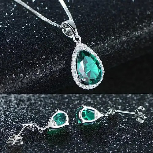 925 Sterling Silver Link Bracelet Set With Stud Earrings Silver Jewelry Set 18-Inch Chain