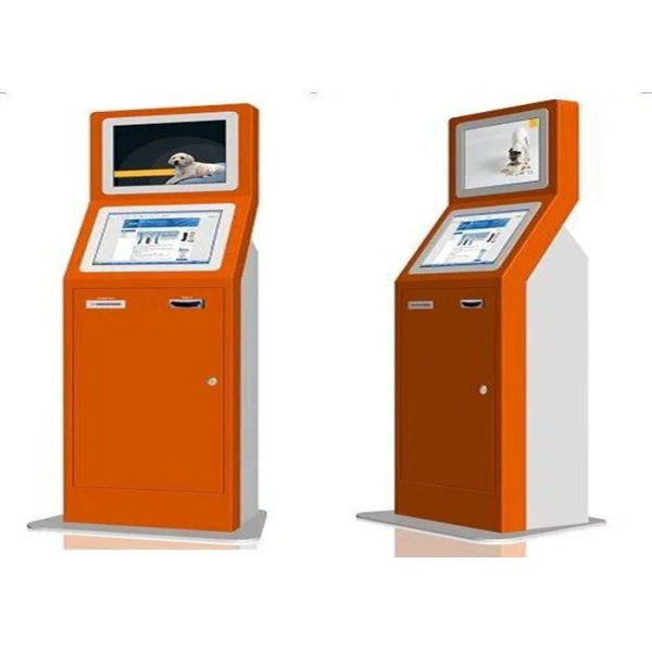 Quality 32" LCD Digital Signage Display Cafes Kiosk Payment Machine With Card Reader / Thermal for sale
