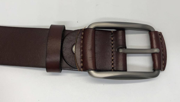 Adjustable Buckle Mens Designer Leather Belts , Mens All Leather Belts 234g