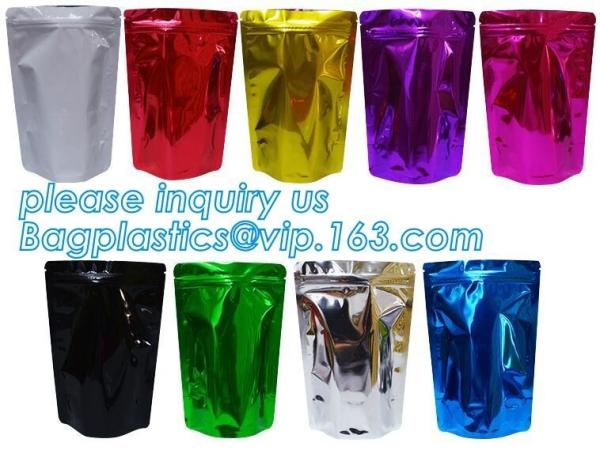 Custom Printed Food Grade Plastic Laminated Aluminum Foil Flexible Metallized