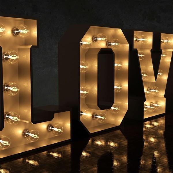 Marquee Letter Led Big Numbers Giant Light Up Letters Led Marquee for Wedding