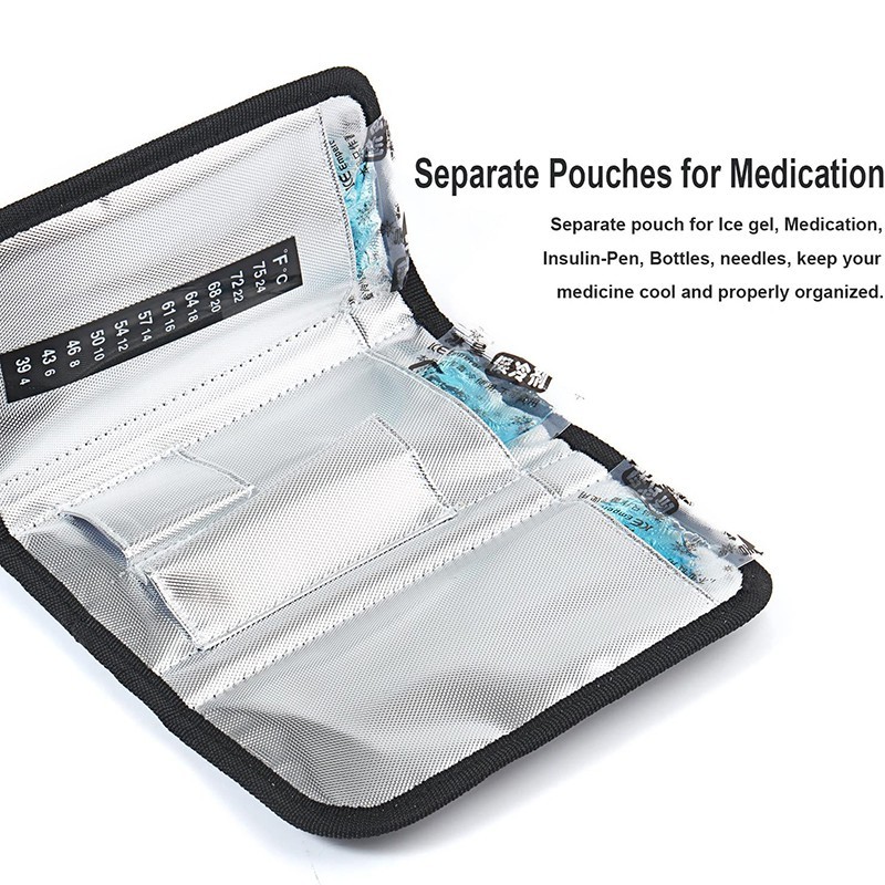 Insulin Cooler EVA Travel Case With Roomy Storage Space
