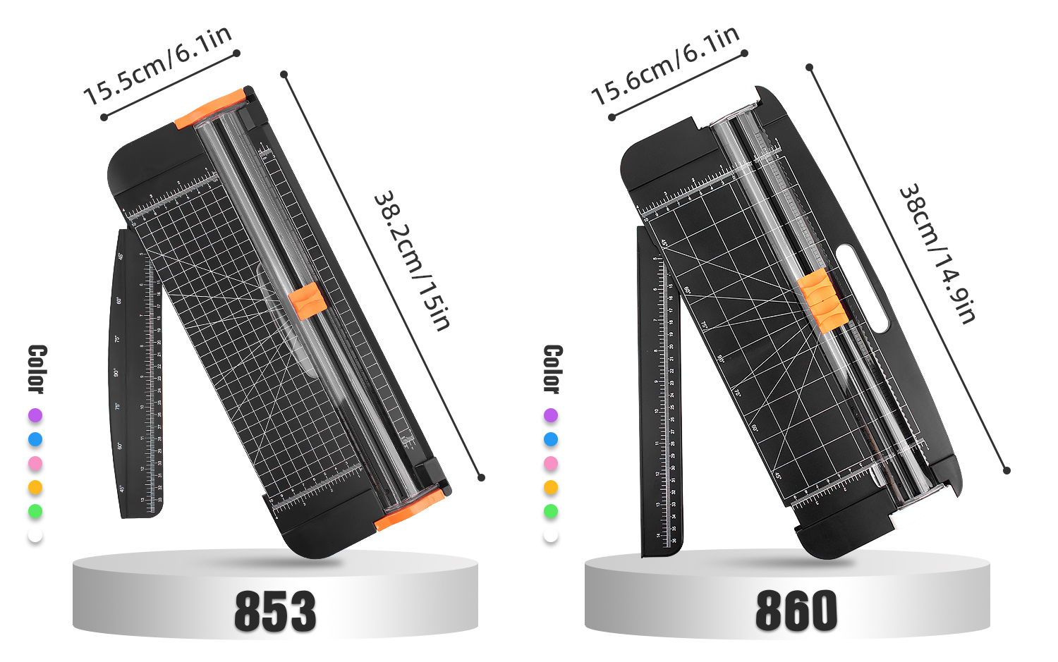 Mini Paper Cutter with Good Cutting Thickness 10 Sheets of 80g Printing Paper Plastic