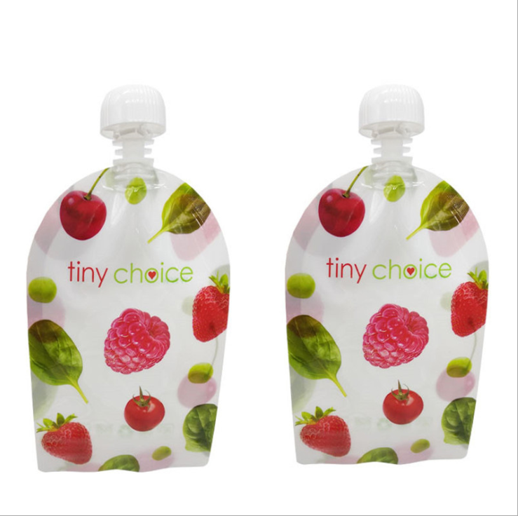 Baby Food 100ml Spout Pouch Customized Logo Tomato Sauce Pouch