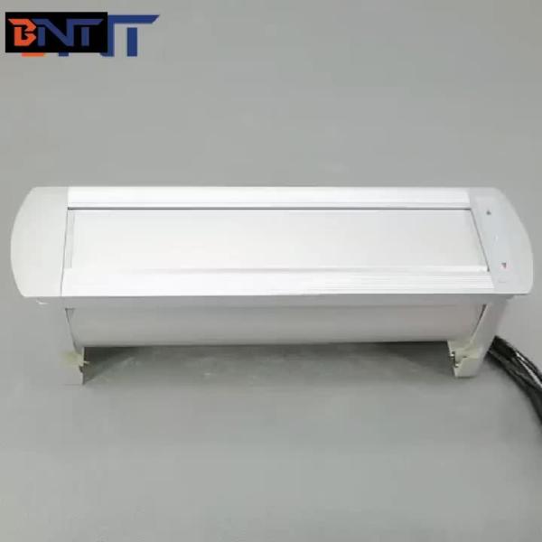 Office hidden into table motorized flip up socket outlet with vga/rj45/usb