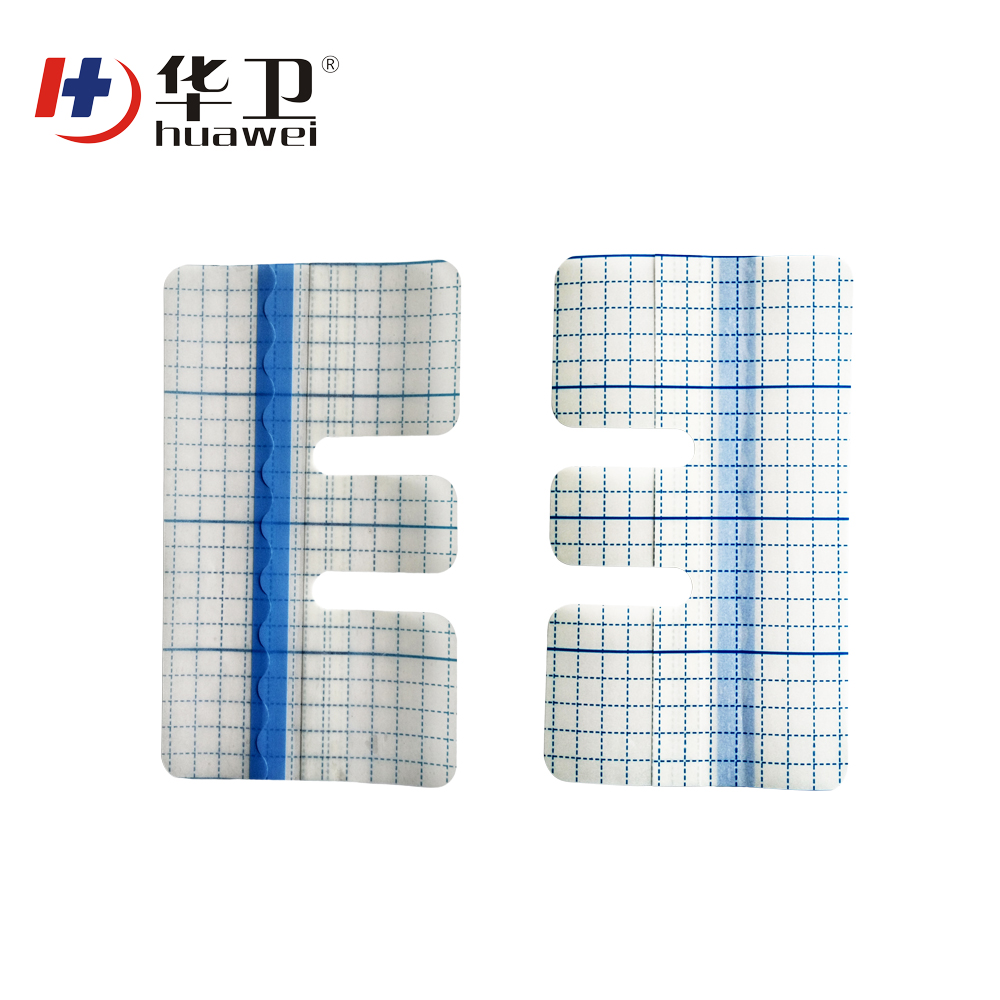 Transparent I.V. Cannula Dressing with paper frame