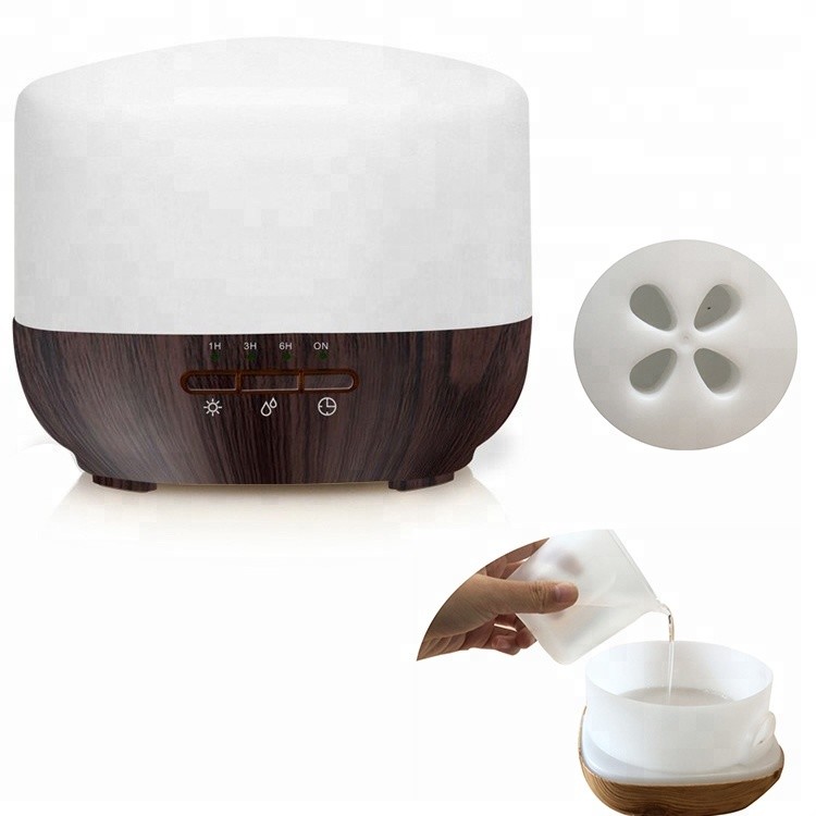  500ml Four-leaf Clover Electric Aroma Diffuser Timer and Auto-Off Safety Switch humidifier Manufactures