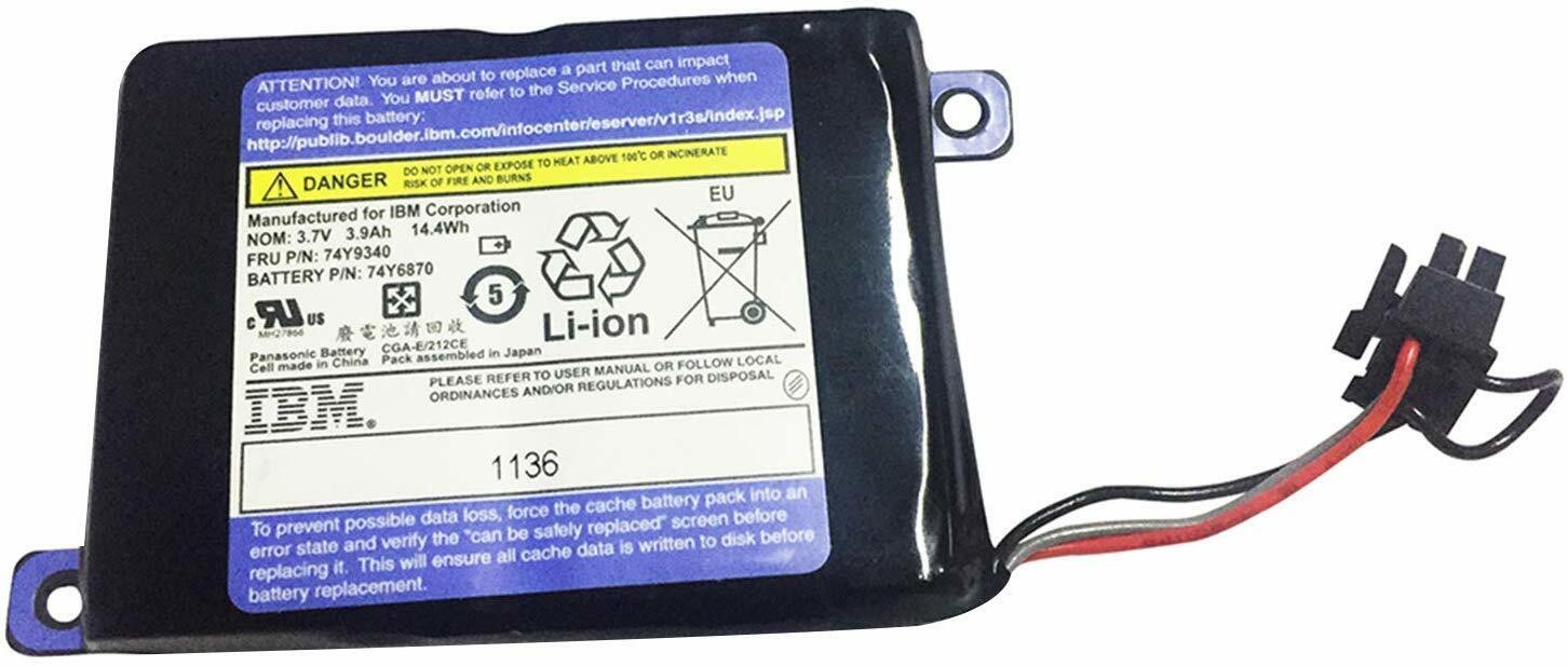 NEW Cache Battery IBM P720 P740 Array Card Battery 74Y9340 74Y6870