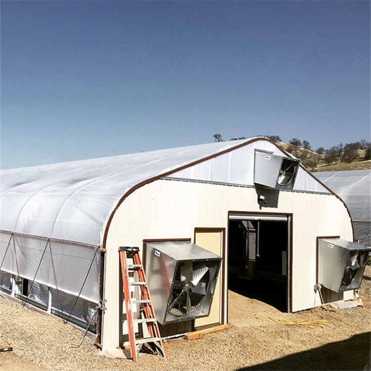 Hydroponic Polytunnel Automatic Blackout Greenhouse Hoop House Light Dep