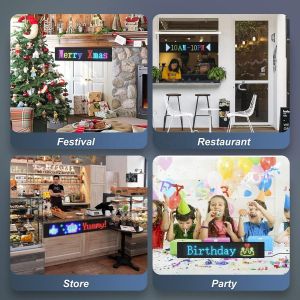 Flexible USB Programmable LED Matrix Panel Colorful Display for Indoor