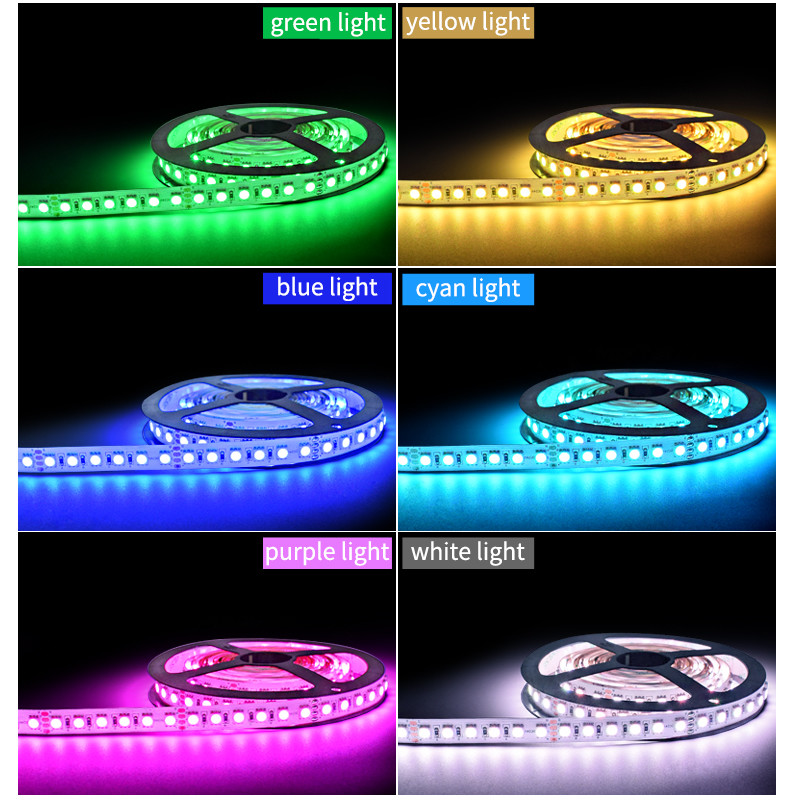 19.2W Programming SMD 5050 LED Strip Light with wide viewing angle