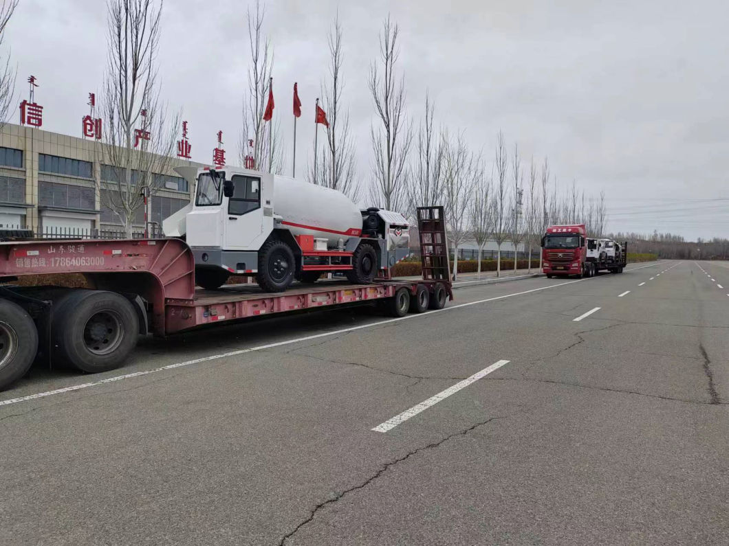 4m3 Underground Explosion Concrete Mixer Light Truck with Battery