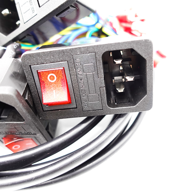 Electronic Devices Male Female Electrical Plug with Switch Wire Harness from Manufactory