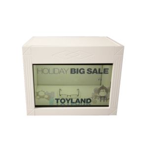 TFT Type Transparent LCD Screen , Transparent Lcd Box With Portable Handle