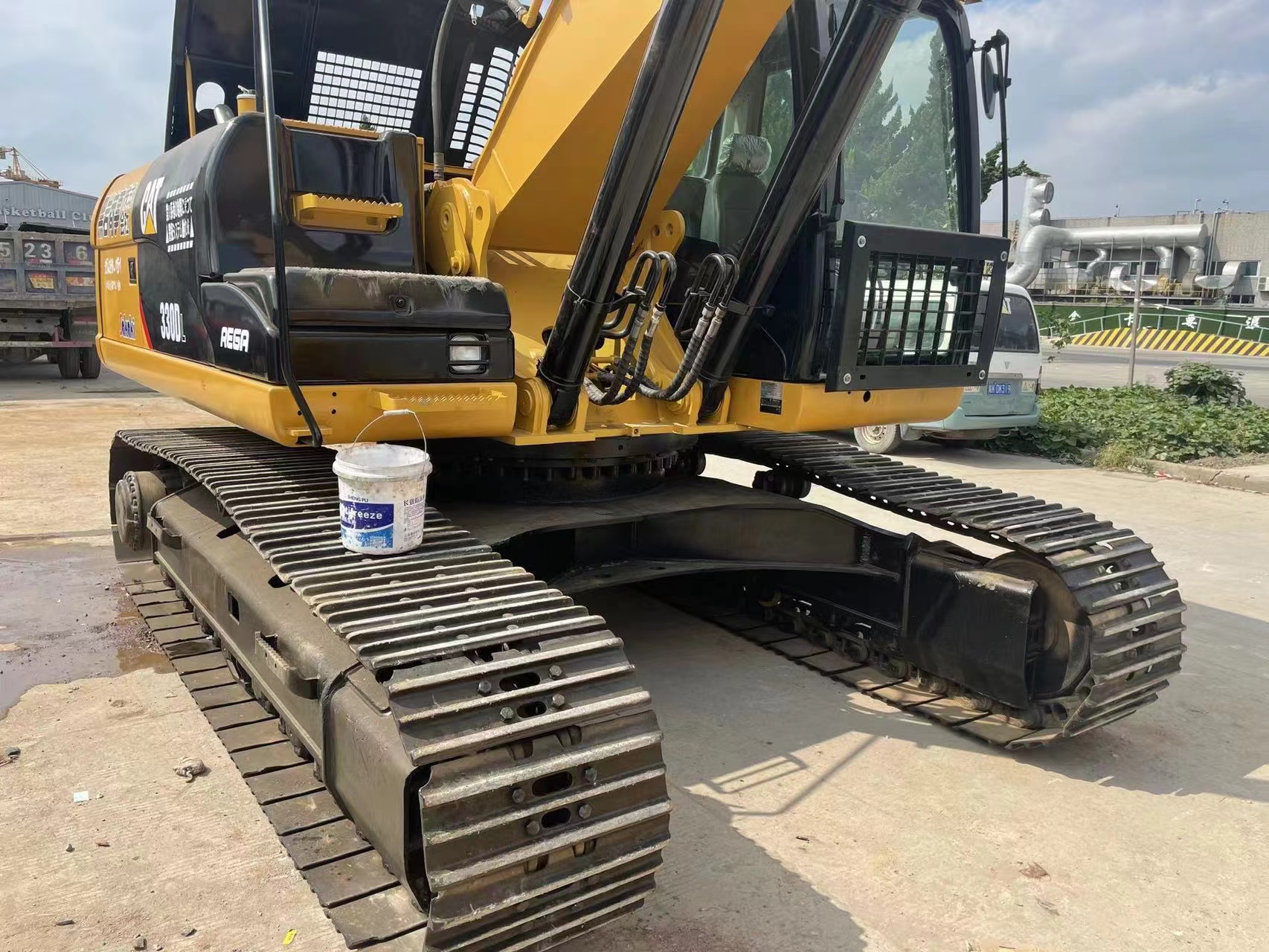 Used excavator CAT 330D second hand digger used heavy machine 30 ton second hand excavator import excav