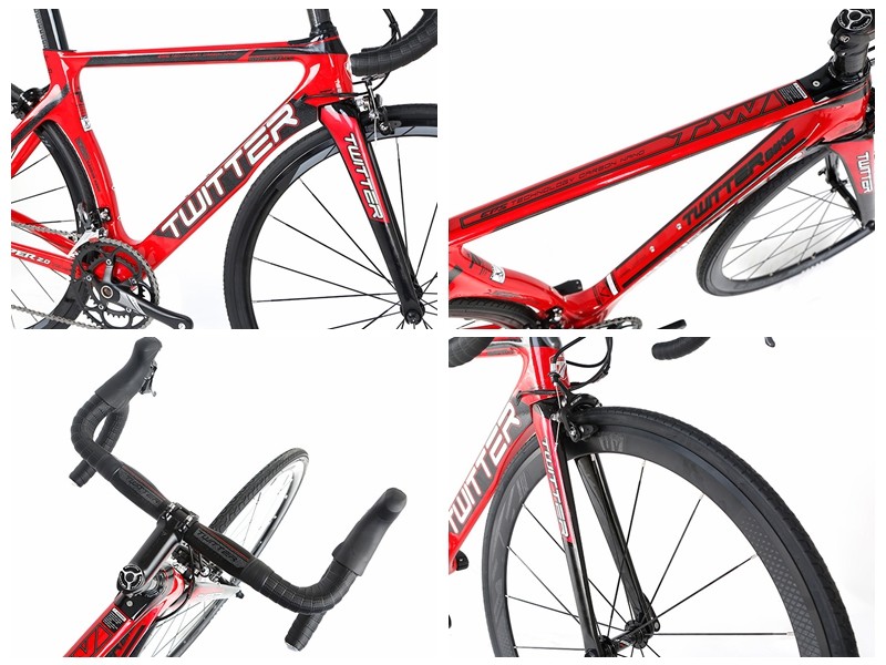 Carbon Fiber Road Bike 700C SNIPER2.0 SHIMANO Claris groupset for racing