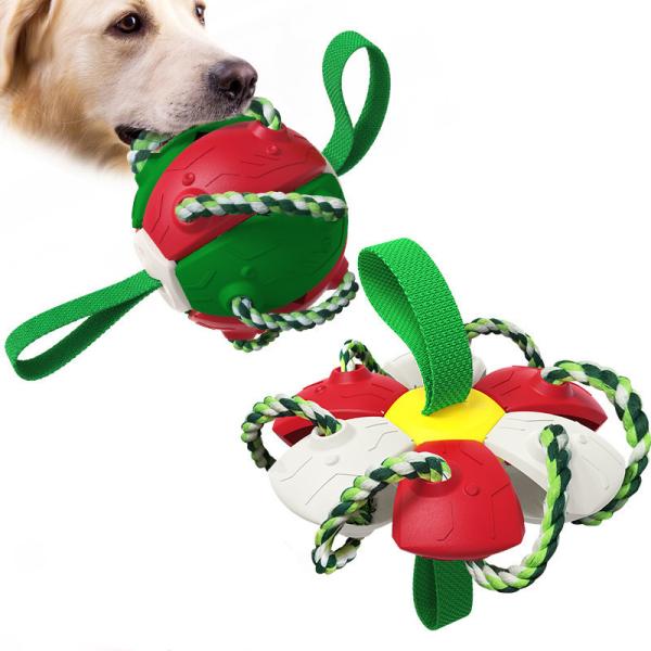 Bite Resistant Training Dog Friendly Soccer Ball Outdoor Dog Soccer Ball With