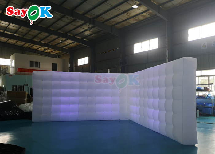 Professional Photo Studio Oxford Inflatable LED Photo Booth Background Wall Remote Control For Large Events