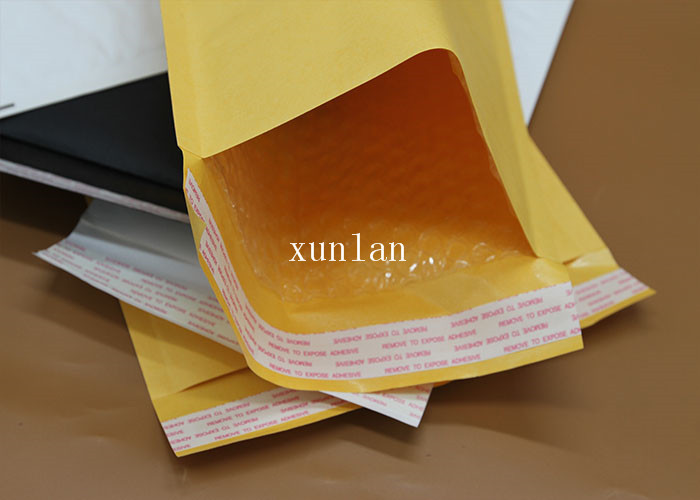 High Security Kraft Paper Bubble Mailers Self Adhesive Seal Courier Packing Bags