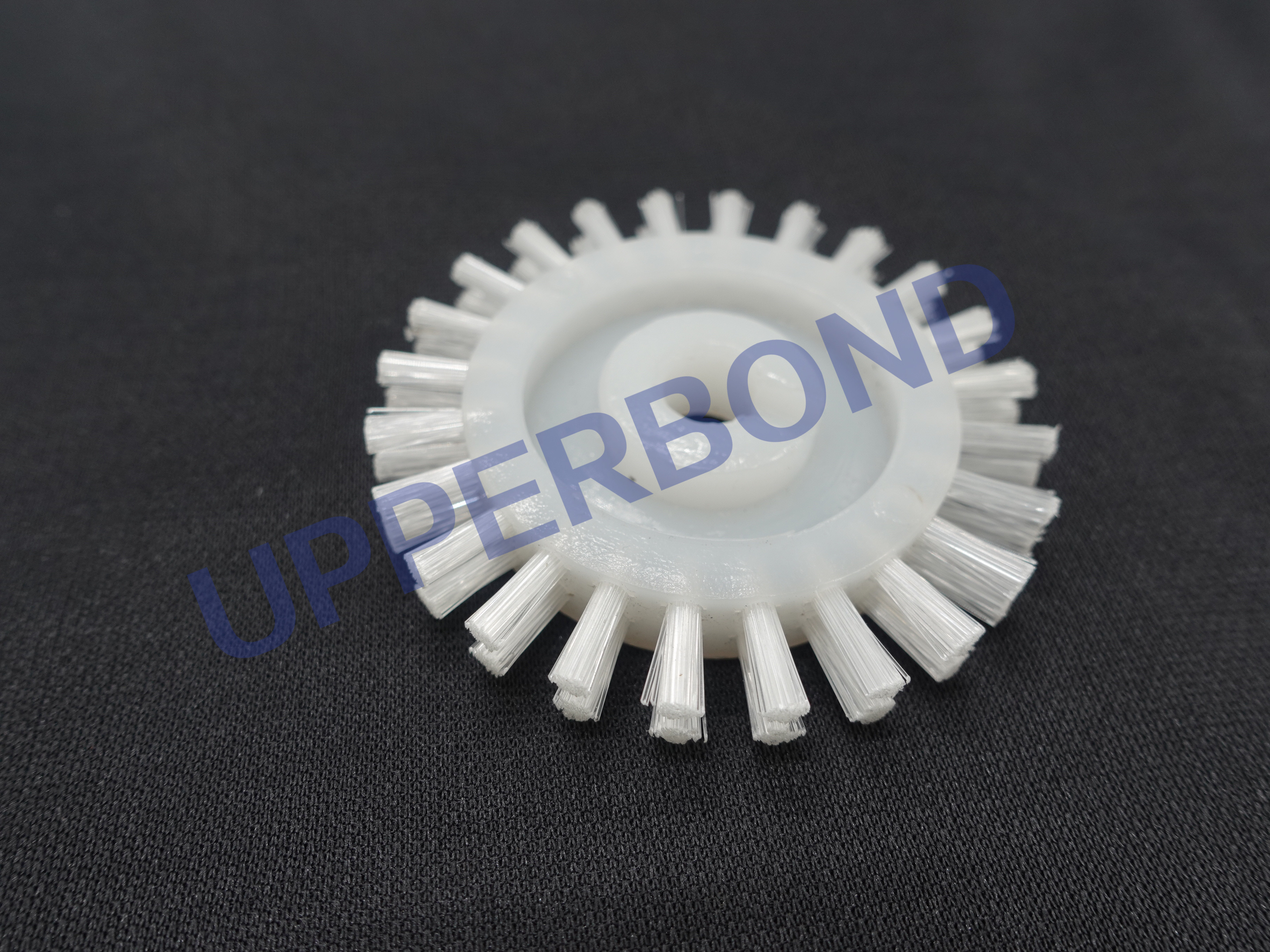 White Plastic Nylon Short Brush For Cigarette Making Machines