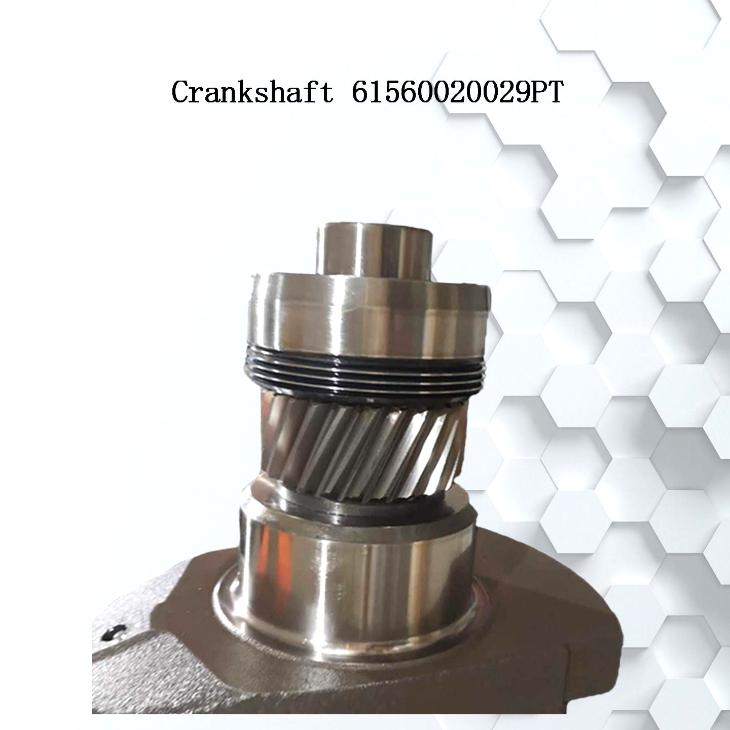 Standard Stainless Steel Diesel Crankshaft for HOWO SHACMAN FAW Deutz Weichai Engine WD615 WD10 WP12 61560020029 Forging