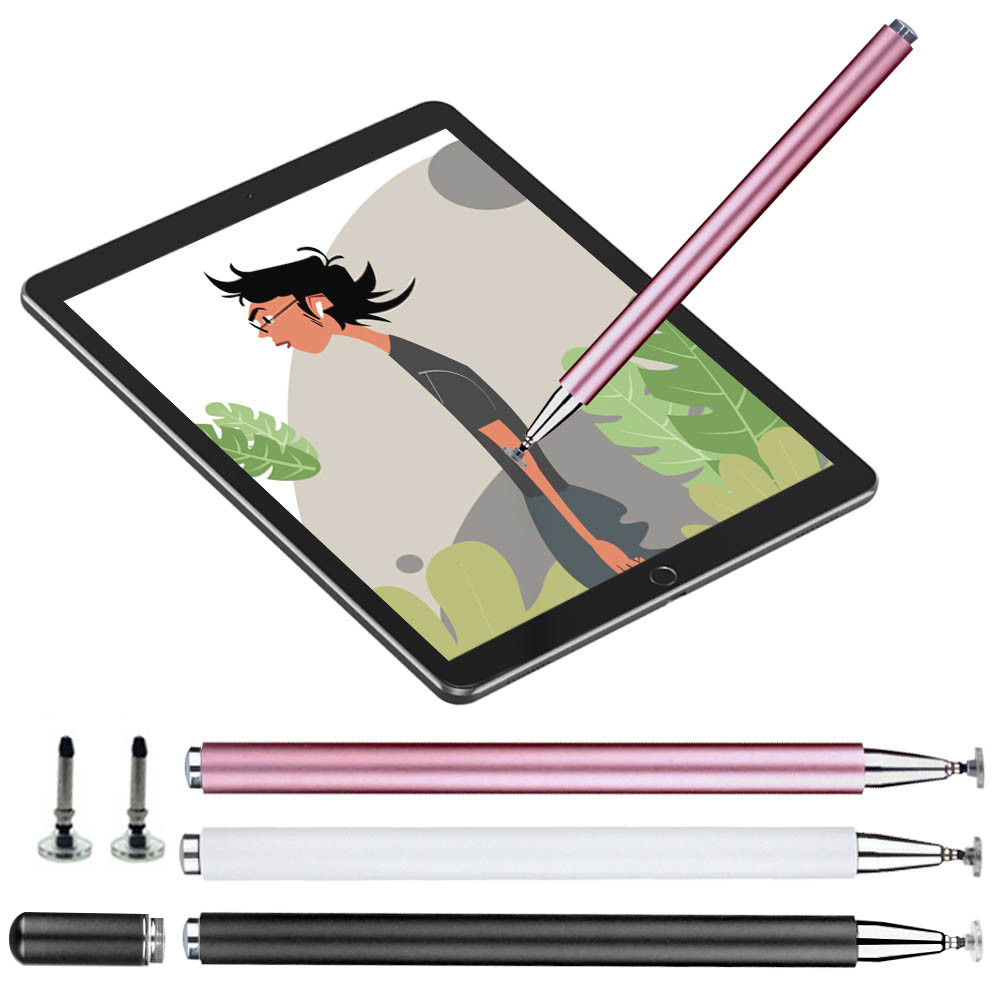Oem Stainless Steel Disc Smart Stylus Pen For Android Tablet Ipad