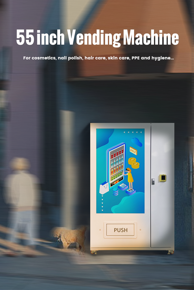 micron smart automatic snack drink vending machine with 55 inch vending machines
