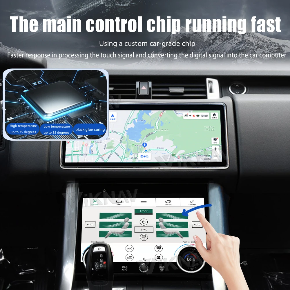 1 Land Rover Range Rover Sport L494 Auto Car AC Control Panel LCD Climate 2013-2017