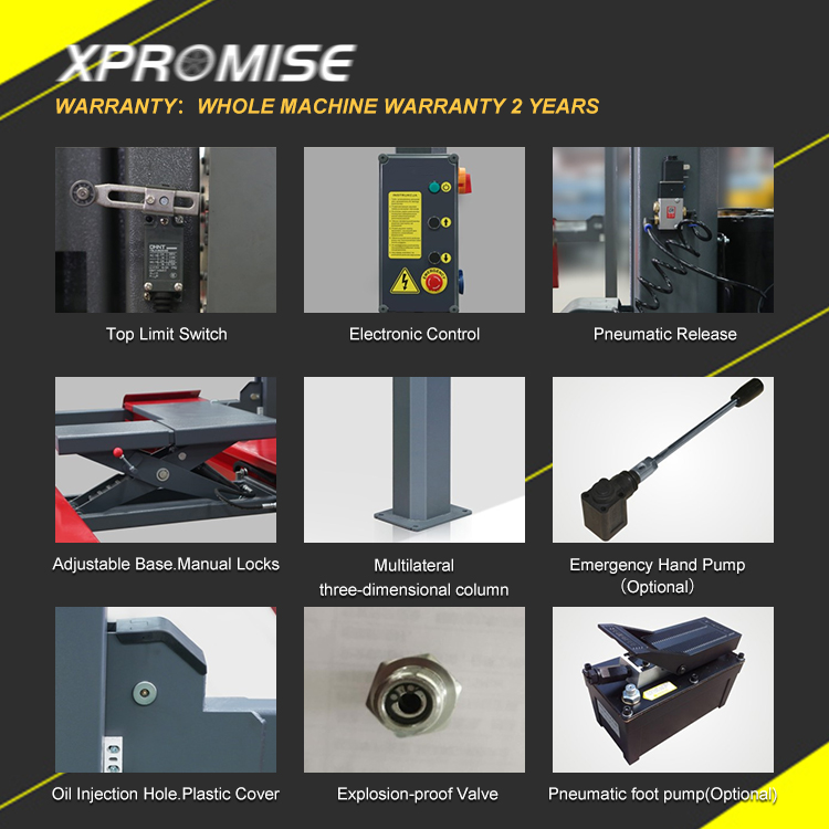 CE Certification Four Post Car Lift