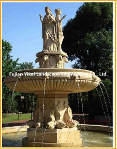  Stone Fountain Carved Marble Water Fountain for Garden Outdoor (YKOF-31) Manufactures