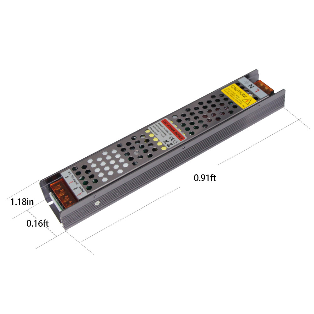 24v 150w dimmable power supply traic dimmable IP20 LED transformer Adapter for strip Light
