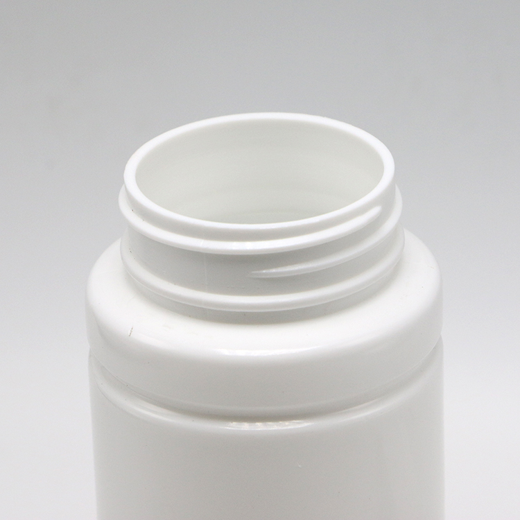 120ml Round PE Plastic Bottle with Screw Cap for Pill Capsule Tablet Medicine Supplement