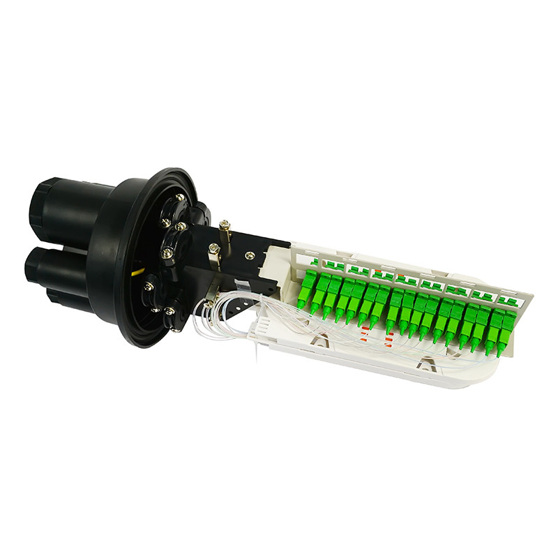 12~288 Core Dome Splice Closure FTTx IP68 Waterproof With PLC Splitter