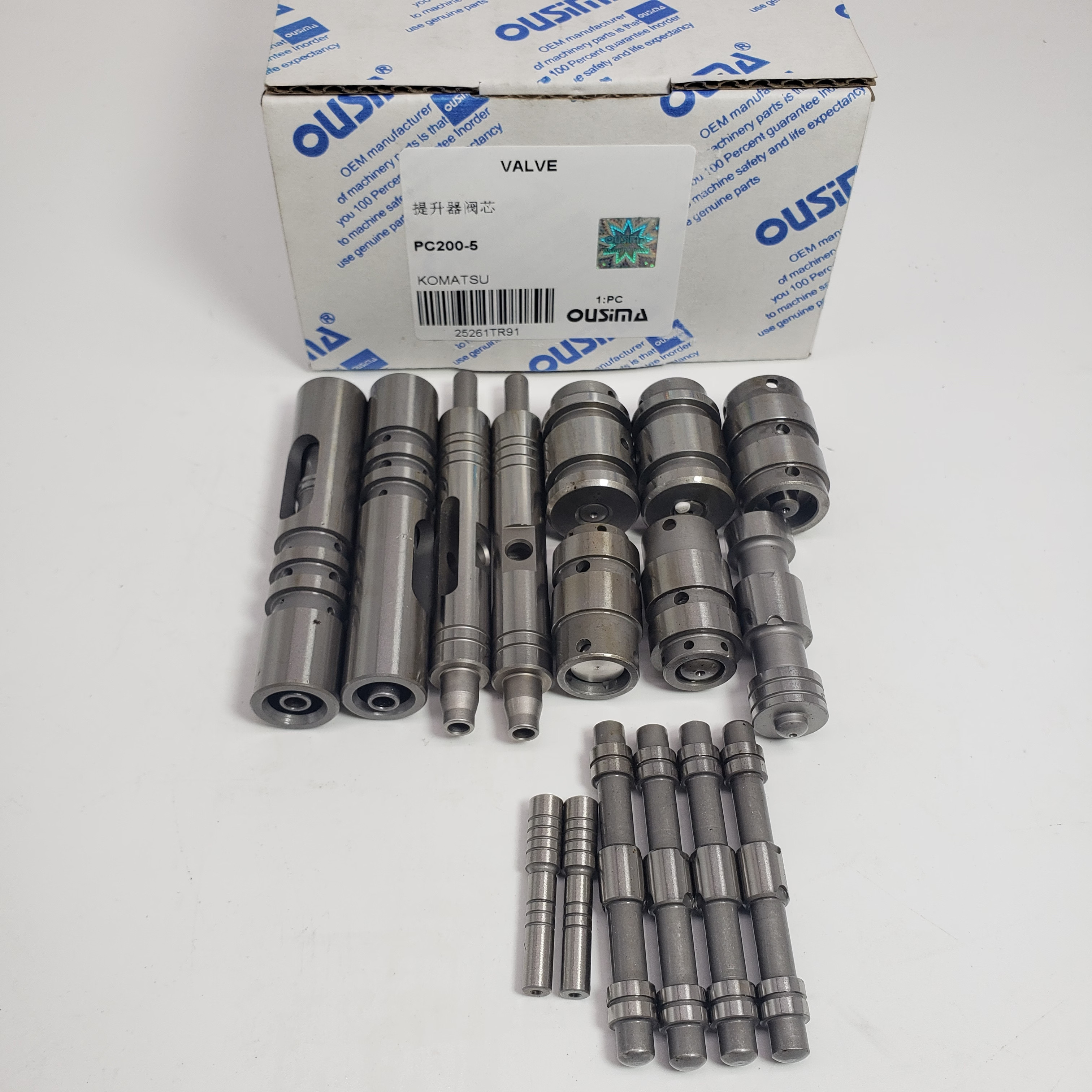Excavator Accessories Main Pump Regulator Spool For KOMATSU PC200-5