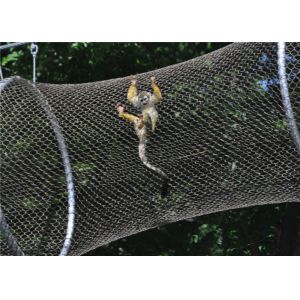 China 7x7 Stainless Steel Animal Wire Mesh Rope Enclosure CE Certificated on sale