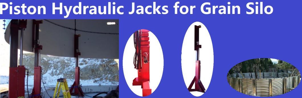 2022 Simple Piston Typehydraulic Tank Jacking System for Grain Silo Tank Jacking System