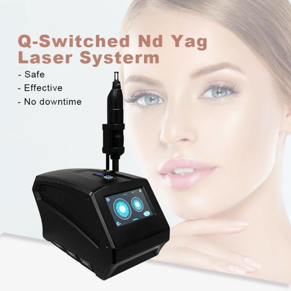 Black Nd Yag Q Switched Laser Eyebrow Tattoo Removal Machine Carbon Peel Skin