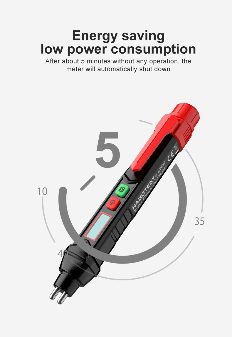 Oil Check Pen Brake Fluid Tester for Car Liquid Analyzer Meter DOT3/DOT4/DOT5.1