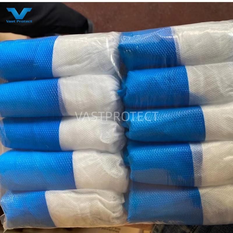 Bulk Non Slip Durable Disposable Boot Shoe Covers for Indoors, Home, Floors and Shoes