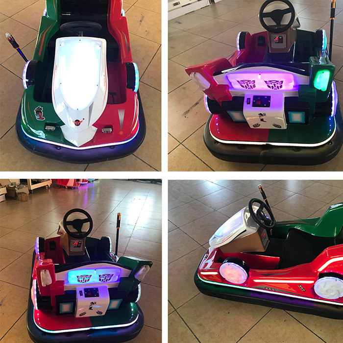 Square 1 Player Kids Bumper Car Drift Car Game Machine With 40AH Battery