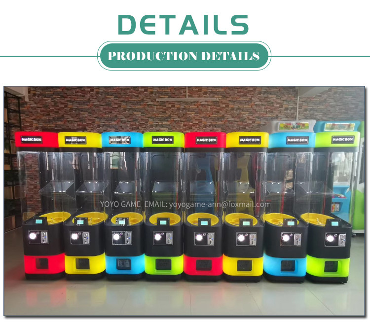 Factory Wholesale Top Quality Coin Operated Magic Box Egg Vending Machine Capsule Toy Vending Machine Gacha Vending Mach