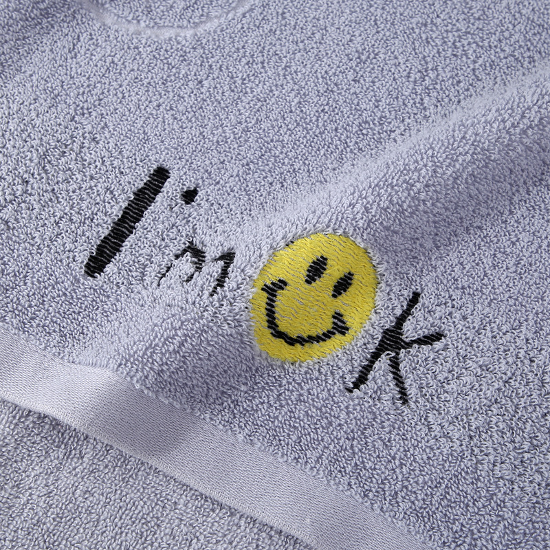 Thick and Soft Cotton Cartoon Patterned Face Towel Perfect for Cross-Border Household