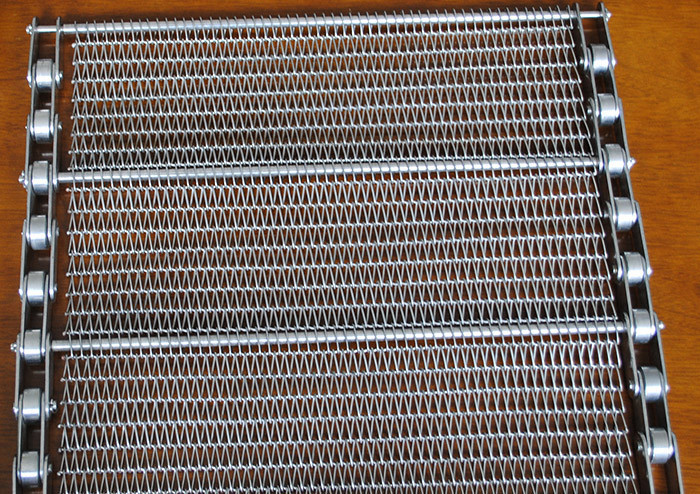 Food Grade Heat Resistant Stainless Steel Metal Wire Mesh Chain Conveyor Belt
