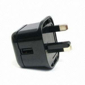  5.0V 100mA Universal USB Power Adapter Flat Computer Charger with Safe Design, UL, GS, CE, CCC, FCC Approvals Manufactures