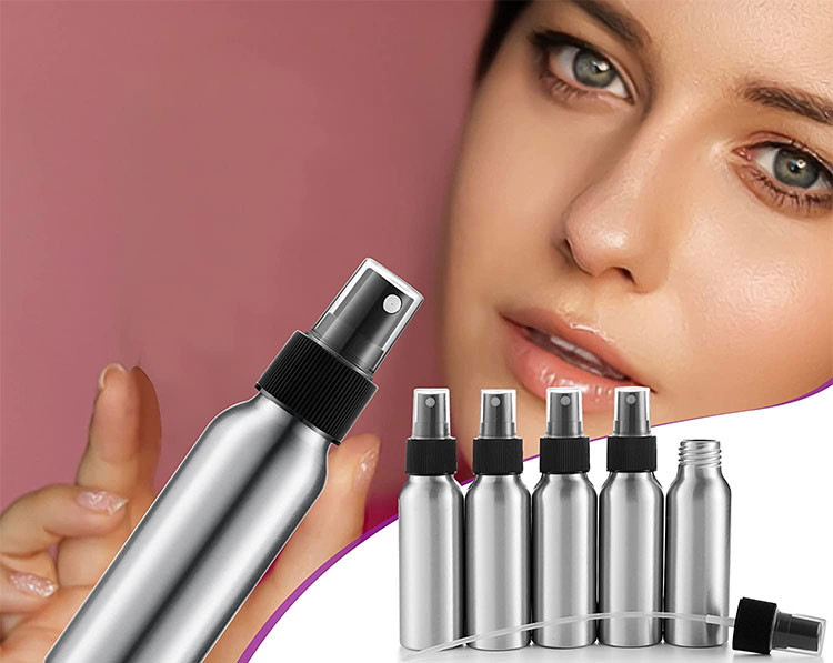 Silver Aluminum Pump Spray Bottle 100ml 200ml 300ml 400ml 500ml