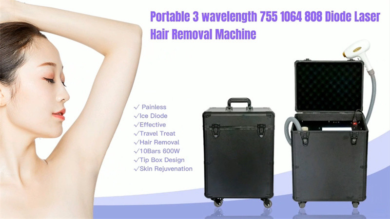 808nm Adjustable Pulse Diode Laser Machine For Hair Removal