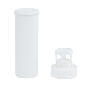 Custom Empty Plastic Bottle Effervescent Tablets Tube with Desiccant Cap and