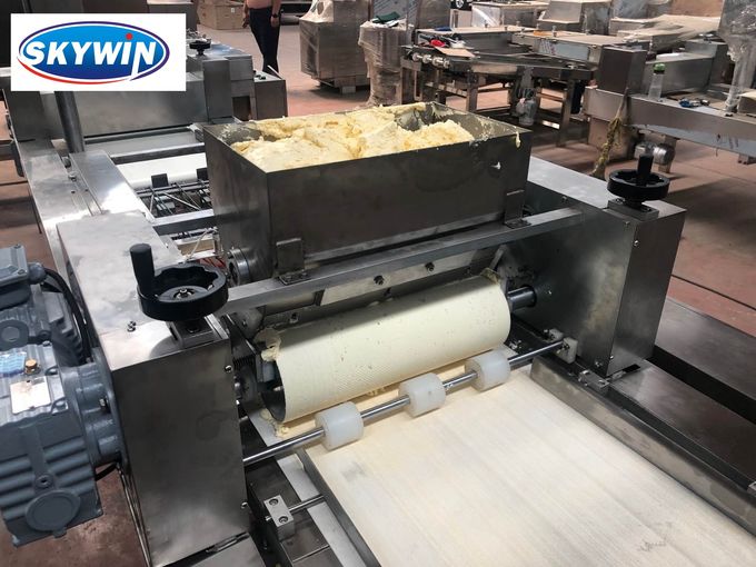 Automatic PLC Control 304 Stainless Steel Wafer Biscuit Production Line