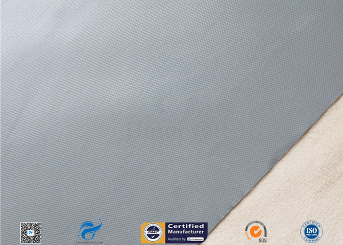 280gsm 7628 Grey PVC Coated Fiberglass Fabric For Flexible Air Ducting