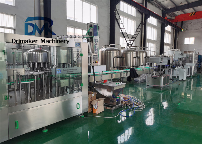 Automatic PET / PP / PE Water Bottling Machine With 0.4 - 0.6Mpa Air Pressure